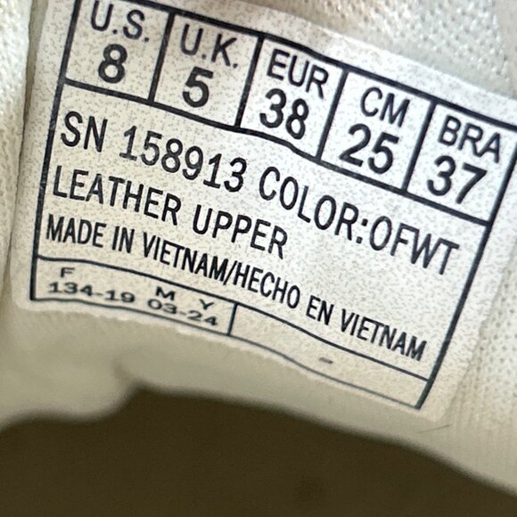 Martha Stewart X Skechers Womens Off White Retro Sneakers Size 8 - Picture 9 of 10